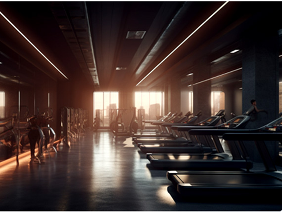 400平健身房器材10-15万元